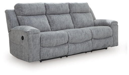 Buntington - Reclining Sofa - Pewter – Reclining Sofas by Benchcraft® at Furniture Wholesale Plus , Nashville furniture store