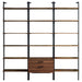 Owens - 3 Piece Wall Mounted Bookshelf Set - Walnut - Premium 3 Piece Home Office Sets from Coaster Fine Furniture - Just $1079! Shop now at Furniture Wholesale Plus  We are the best furniture store in Nashville, Hendersonville, Goodlettsville, Madison, Antioch, Mount Juliet, Lebanon, Gallatin, Springfield, Murfreesboro, Franklin, Brentwood