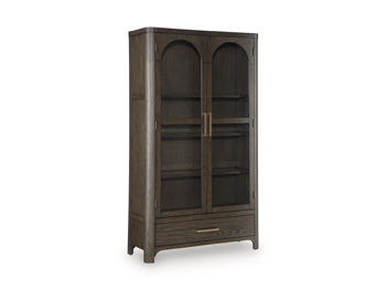 Radkin - Display Cabinet - Burnished Brown – Display Cabinets by Signature Design by Ashley® at Furniture Wholesale Plus , Nashville furniture store