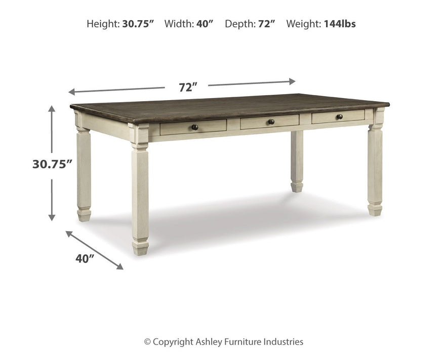 Bolanburg - Rectangular Dining Room Table - Beige – Dining Tables by Signature Design by Ashley® at Furniture Wholesale Plus , Nashville furniture store