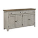 Farmhouse Reimagined - Server - Antique White / Chestnut Tops – Servers by Liberty Furniture at Furniture Wholesale Plus , Nashville furniture store