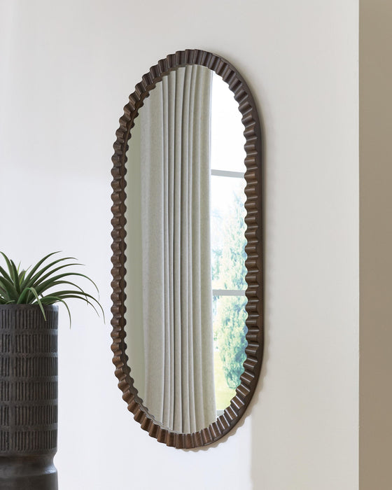 Clorington - Accent Mirror - Dark Brown – Accent Mirrors by Signature Design by Ashley® at Furniture Wholesale Plus , Nashville furniture store
