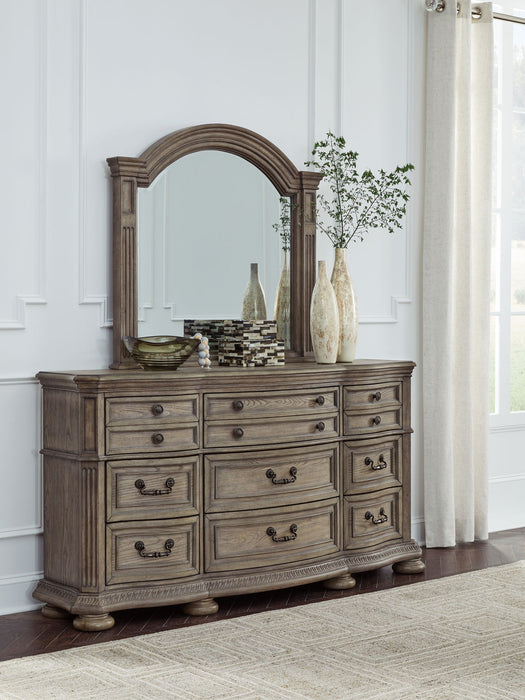 Ardenfield - Dresser And Mirror - Light Brown – Dresser & Mirror by Signature Design by Ashley® at Furniture Wholesale Plus , Nashville furniture store