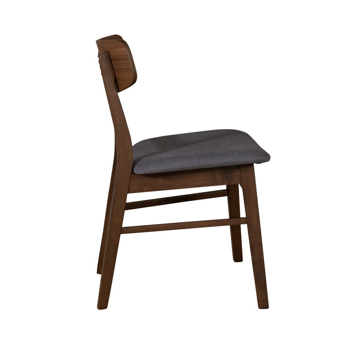Space Savers - Panel Back Side Chair - Walnut – Side Chairs by Liberty Furniture at Furniture Wholesale Plus , Nashville furniture store