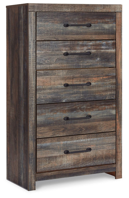 Drystan - Five Drawer Chest - Brown / Beige – Accent Chests by Signature Design by Ashley® at Furniture Wholesale Plus , Nashville furniture store