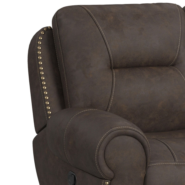 Topeka - Recliner - Rocky Brown – Reclining Chairs by Elements International at Furniture Wholesale Plus , Nashville furniture store
