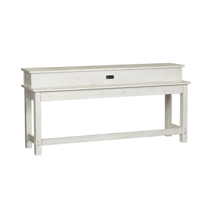Modern Farmhouse - Console Bar Table – Console Tables by Liberty Furniture at Furniture Wholesale Plus , Nashville furniture store