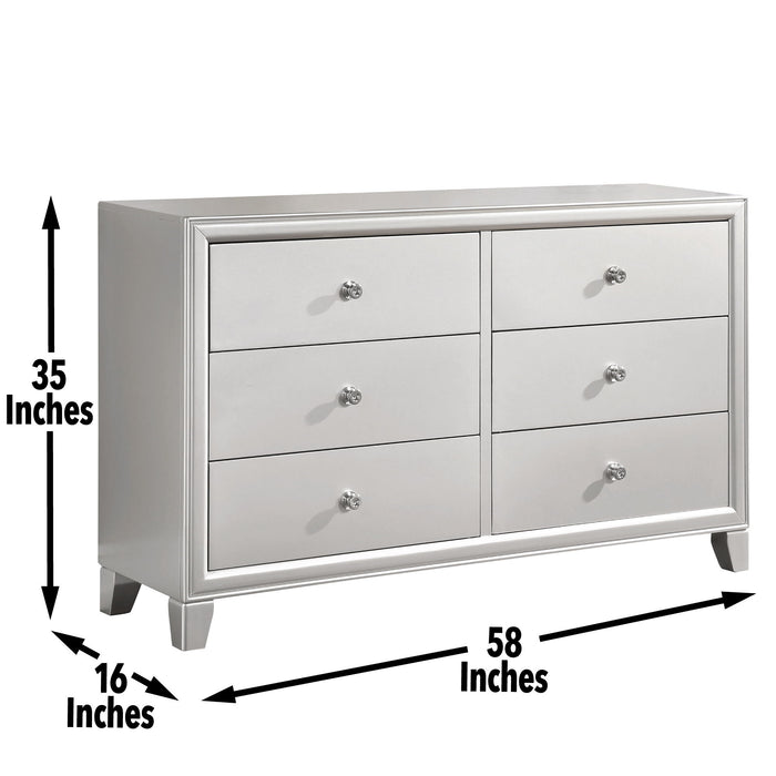 Omni - Dresser - Pearl Silver – Dressers by Steve Silver Furniture at Furniture Wholesale Plus , Nashville furniture store