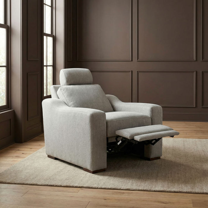 Archer - Chair With Power Footrest & ZW - Hampstead Dove – Reclining Chairs by Liberty Furniture at Furniture Wholesale Plus , Nashville furniture store