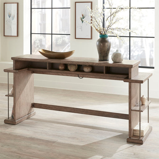 City Scape - Console Bar Table - Burnished Beige – Console Tables by Liberty Furniture at Furniture Wholesale Plus , Nashville furniture store