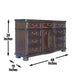 Monte Carlo - Dresser - Dark Brown – Dressers by Steve Silver Furniture at Furniture Wholesale Plus , Nashville furniture store