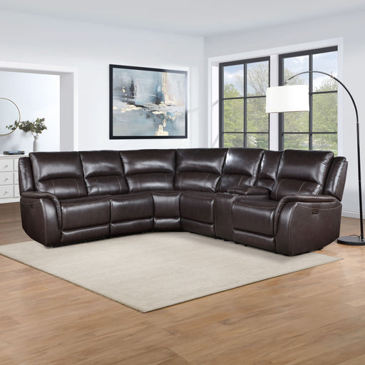 Alexandria - Leather Power Sectional - Premium Reclining Sectionals from Steve Silver Furniture - Just $2409! Shop now at Furniture Wholesale Plus  We are the best furniture store in Nashville, Hendersonville, Goodlettsville, Madison, Antioch, Mount Juliet, Lebanon, Gallatin, Springfield, Murfreesboro, Franklin, Brentwood