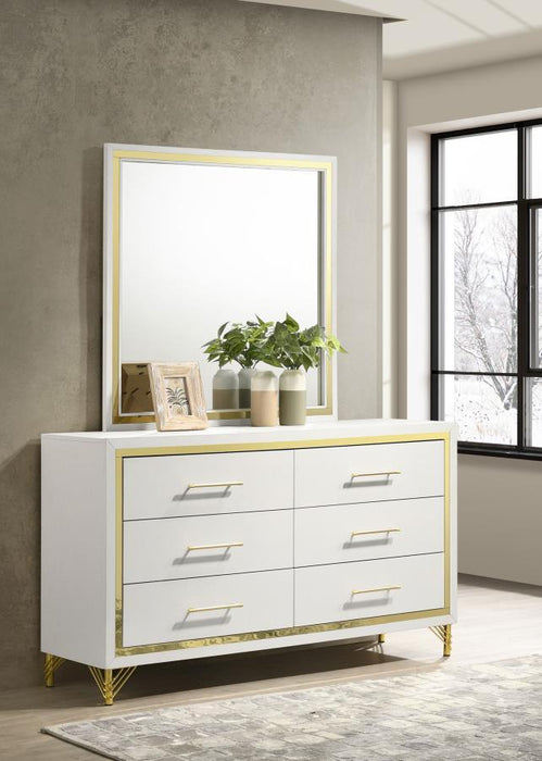 Lucia - 6-Drawer Dresser – Dressers by Coaster Fine Furniture at Furniture Wholesale Plus , Nashville furniture store