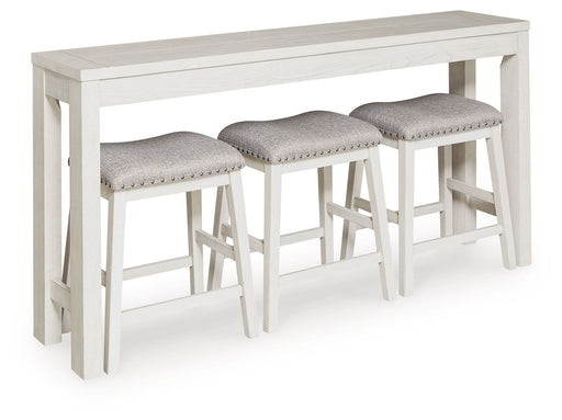 Robbinsdale - Rectangular Dining Room Counter Table Set (Set of 4) - Antique White – 4 Piece Dining Room Sets by Signature Design by Ashley® at Furniture Wholesale Plus , Nashville furniture store