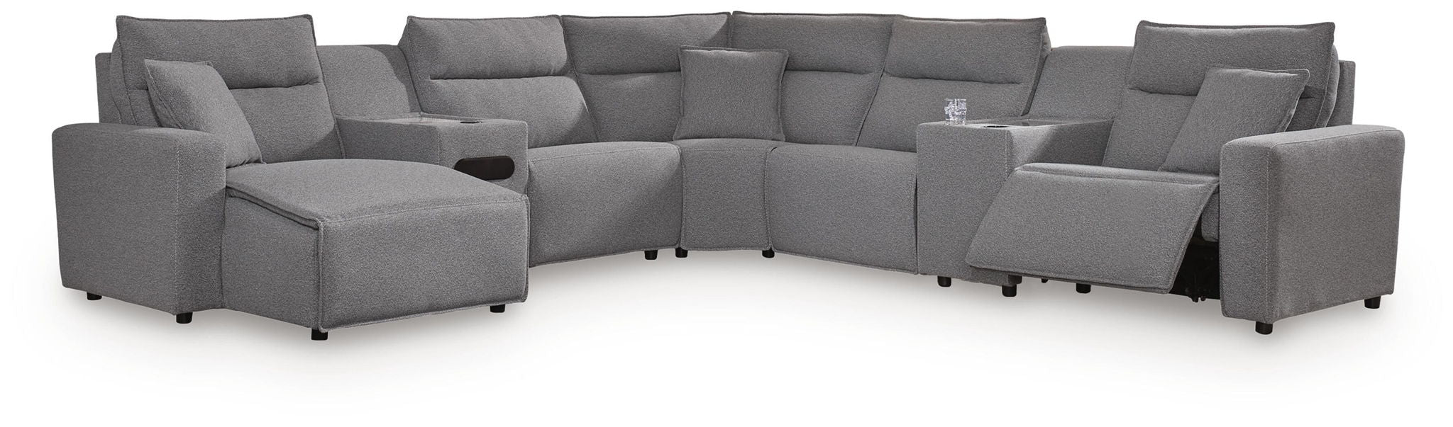 Modmax II - Reclining Sectional - Salt And Pepper – Reclining Sectionals by Signature Design by Ashley® at Furniture Wholesale Plus , Nashville furniture store