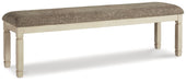 Bolanburg - Extra Large UPH DRM Bench - Brown / Beige – Upholstered Benches by Signature Design by Ashley® at Furniture Wholesale Plus , Nashville furniture store