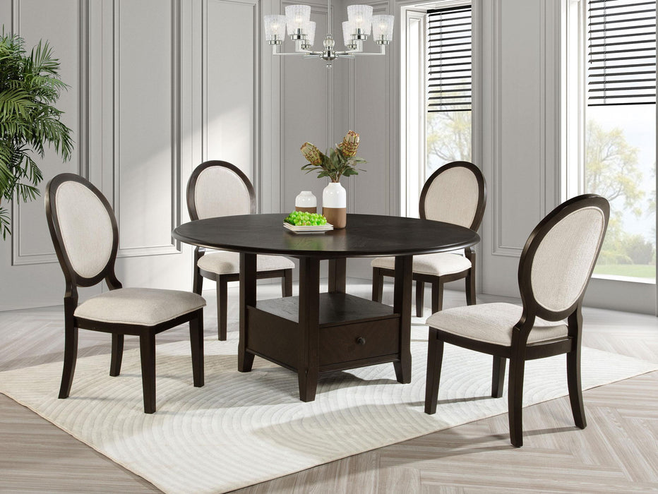 Twyla - Round Dining Set – 5 Piece Dining Room Sets by Coaster Fine Furniture at Furniture Wholesale Plus , Nashville furniture store