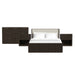 Sylvie - Bedroom Set With Upholstered Bed – 3 Piece Bedroom Sets by Elements International at Furniture Wholesale Plus , Nashville furniture store