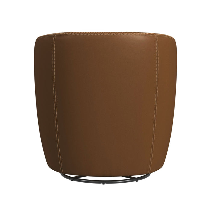 Vito - Swivel Chair - Pebble Tan – Swivel Chairs by Elements International at Furniture Wholesale Plus , Nashville furniture store