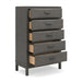 Mazing - Five Drawer Chest - Gray – Accent Chests by Signature Design by Ashley® at Furniture Wholesale Plus , Nashville furniture store