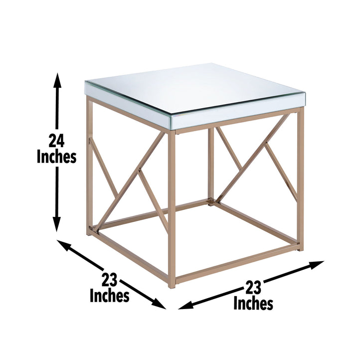 Evelyn - End Table - White – End Tables by Steve Silver Furniture at Furniture Wholesale Plus , Nashville furniture store