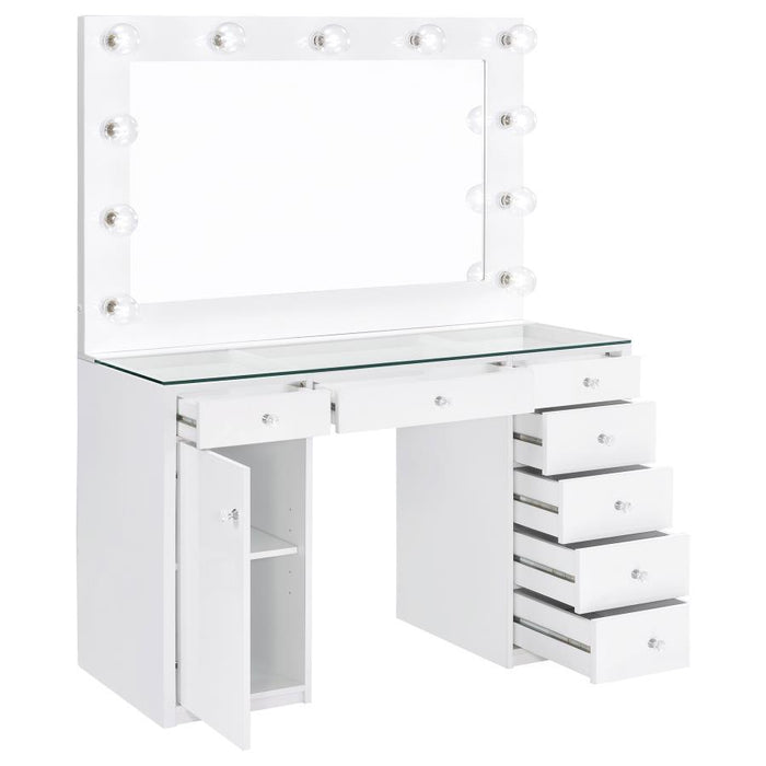 Acena - 7-Drawer Vanity Set With Lighting - Premium Vanity Sets from CoasterEssence - Just $759! Shop now at Furniture Wholesale Plus  We are the best furniture store in Nashville, Hendersonville, Goodlettsville, Madison, Antioch, Mount Juliet, Lebanon, Gallatin, Springfield, Murfreesboro, Franklin, Brentwood