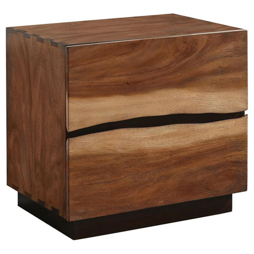 Winslow - 2-Drawer Nightstand - Smokey Walnut - Premium Accent Nightstands from CoasterElevations - Just $449! Shop now at Furniture Wholesale Plus  We are the best furniture store in Nashville, Hendersonville, Goodlettsville, Madison, Antioch, Mount Juliet, Lebanon, Gallatin, Springfield, Murfreesboro, Franklin, Brentwood