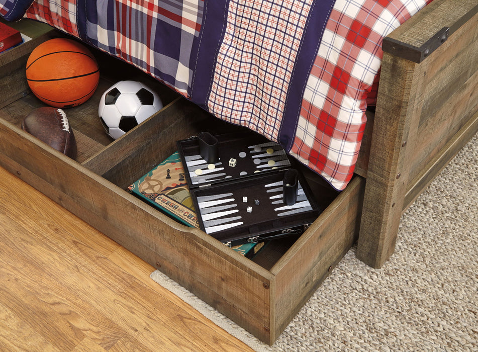 Trinell - Panel Bed – Storage Beds by Signature Design by Ashley® at Furniture Wholesale Plus , Nashville furniture store