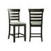 Colorado - Counter Side Chair With Cushion Seat (Set of 2) - Charcoal – Chair Sets by Elements International at Furniture Wholesale Plus , Nashville furniture store