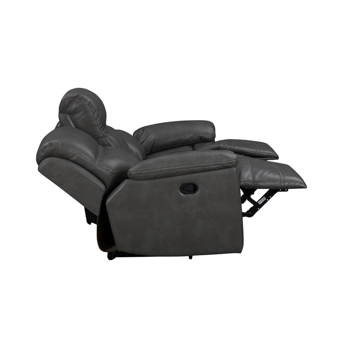 Camaro - Motion Sofa - Nugget Gray – Reclining Sofas by Elements International at Furniture Wholesale Plus , Nashville furniture store