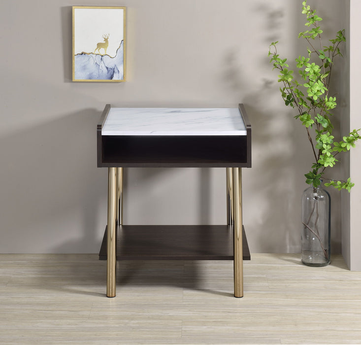 Carrie - End Table - Brown – End Tables by Steve Silver Furniture at Furniture Wholesale Plus , Nashville furniture store