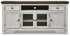 Havalance - Extra Large TV Stand - 4 Doors - Brown / Beige – TV Stands by Signature Design by Ashley® at Furniture Wholesale Plus , Nashville furniture store