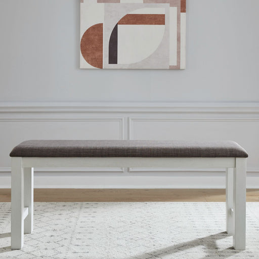 Brook Bay - Upholstered Counter Bench – Upholstered Benches by Liberty Furniture at Furniture Wholesale Plus , Nashville furniture store