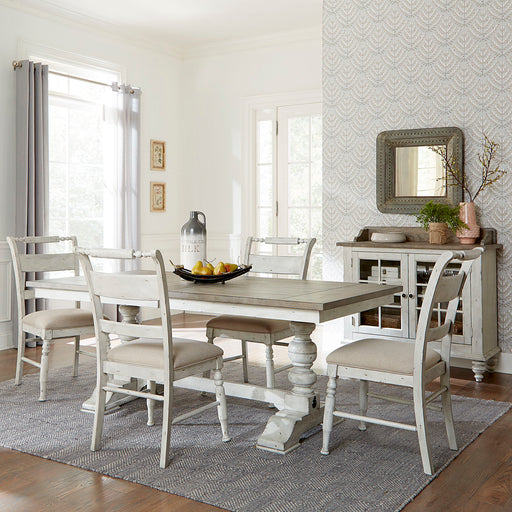 Whitney - Trestle Table Set – 5 Piece Dining Room Sets by Liberty Furniture at Furniture Wholesale Plus , Nashville furniture store