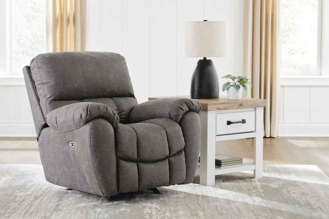 Bakerstein - Power Rocker Recliner With Adjustable Headrest - Galaxy – Rocker Chairs by Signature Design by Ashley® at Furniture Wholesale Plus , Nashville furniture store