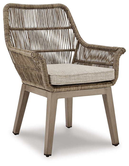Beach Front - Arm Chair With Cushion - Premium Chair Sets from Signature Design by Ashley® - Just $698! Shop now at Furniture Wholesale Plus  We are the best furniture store in Nashville, Hendersonville, Goodlettsville, Madison, Antioch, Mount Juliet, Lebanon, Gallatin, Springfield, Murfreesboro, Franklin, Brentwood