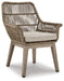 Beach Front - Arm Chair With Cushion - Premium Chair Sets from Signature Design by Ashley® - Just $698! Shop now at Furniture Wholesale Plus  We are the best furniture store in Nashville, Hendersonville, Goodlettsville, Madison, Antioch, Mount Juliet, Lebanon, Gallatin, Springfield, Murfreesboro, Franklin, Brentwood