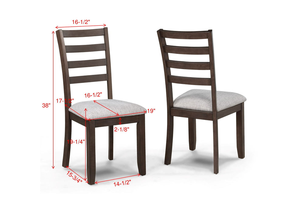 Wagner - Side Chair (Set of 2) - Brown – Chair Sets by Crown Mark at Furniture Wholesale Plus , Nashville furniture store