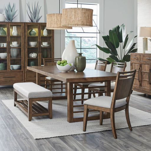 Shaker Lakes - Optional Double Pedestal Table Set – 5 Piece Dining Room Sets by Liberty Furniture at Furniture Wholesale Plus , Nashville furniture store