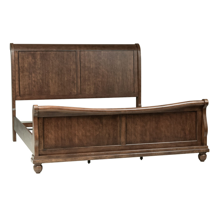 Rustic Traditions - Sleigh Bed – Sleigh Beds by Liberty Furniture at Furniture Wholesale Plus , Nashville furniture store