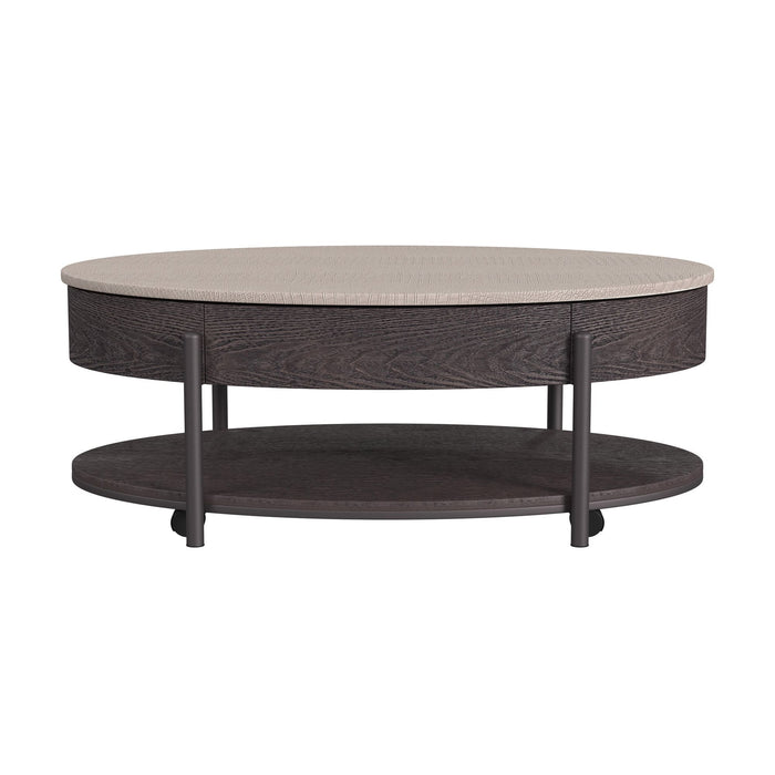 Nica - Lift Top Coffee Table - White And Brown – Coffee Tables by Elements International at Furniture Wholesale Plus , Nashville furniture store