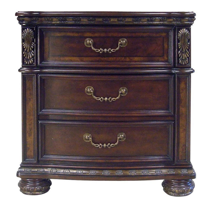 Monte Carlo - Nightstand - Dark Brown – Accent Nightstands by Steve Silver Furniture at Furniture Wholesale Plus , Nashville furniture store