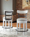Valebeck - Full Back Swivel Stool – Counter Height (24"-27") by Signature Design by Ashley® at Furniture Wholesale Plus , Nashville furniture store