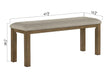 Cockrell - Bench - Light Brown / Beige – Dining Benches by Crown Mark at Furniture Wholesale Plus , Nashville furniture store