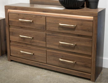 Janfyn - Six Drawer Dresser - Brown – Dressers by Signature Design by Ashley® at Furniture Wholesale Plus , Nashville furniture store
