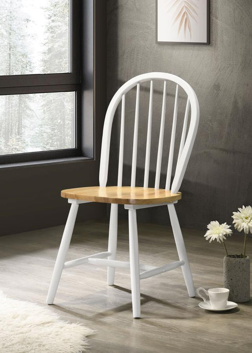 Cinder - Wood Dining Side Chair (Set of 4) - White – Chair Sets by CoasterEveryday at Furniture Wholesale Plus , Nashville furniture store