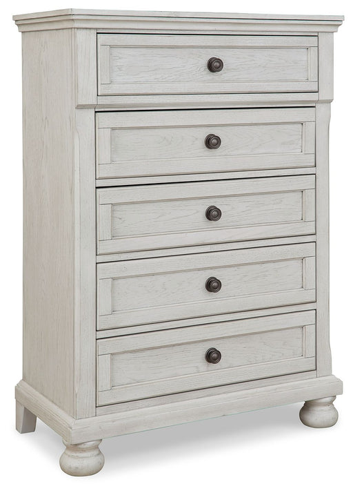 Robbinsdale - Five Drawer Chest - Youth - Antique White – Accent Chests by Signature Design by Ashley® at Furniture Wholesale Plus , Nashville furniture store