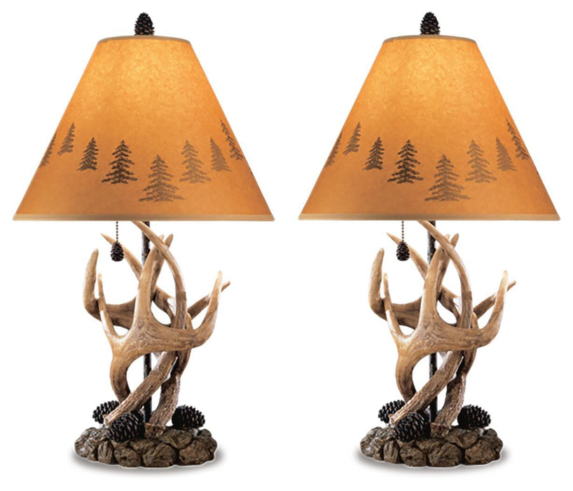 Derek - Table Lamp (Set of 2) – Table Lamps by Signature Design by Ashley® at Furniture Wholesale Plus , Nashville furniture store