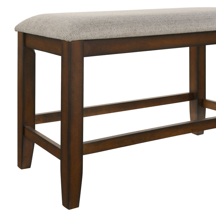 Portage - Counter Bench - Brown / Beige – Counter Benches by Elements International at Furniture Wholesale Plus , Nashville furniture store