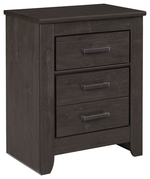 Brinxton - Charcoal - Two Drawer Night Stand - Premium Accent Nightstands from Signature Design by Ashley® - Just $238! Shop now at Furniture Wholesale Plus  We are the best furniture store in Nashville, Hendersonville, Goodlettsville, Madison, Antioch, Mount Juliet, Lebanon, Gallatin, Springfield, Murfreesboro, Franklin, Brentwood